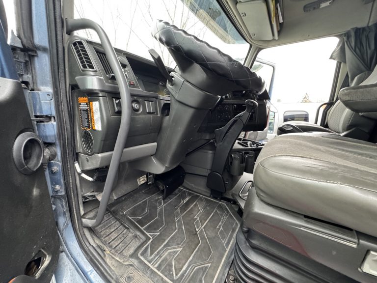 semitruck hand controls installation (5)